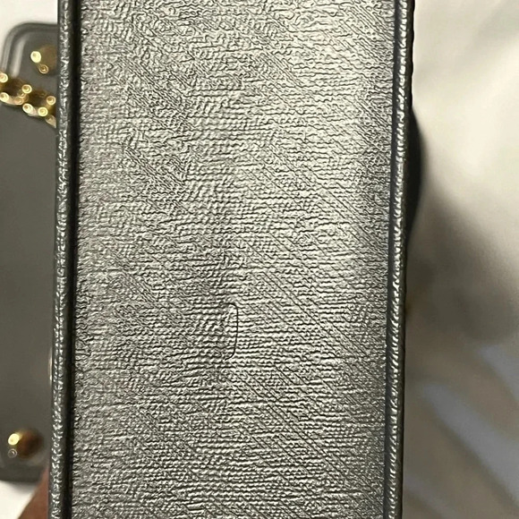 Grey crossbody with gold studs gives a sassy stylish look for a night out - Picture 7 of 11